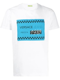 Versace Jeans футболка с нашивкой-логотипом