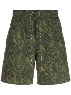 A.P.C. Eli palm print shorts