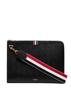 Thom Browne RWB large folio shoulder bag
