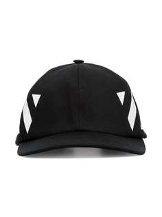 Off-White кепка с диагональными полосками