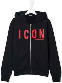 Dsquared2 Kids куртка с капюшоном и логотипом