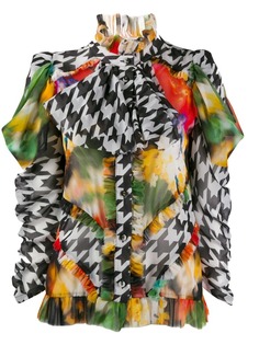 Giuseppe Di Morabito приталенная блузка с принтом