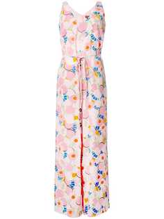 Staud комбинезон Abstract Peach Blossom
