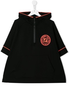 Fendi Kids толстовка с логотипом