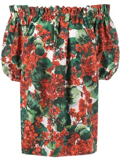 Dolce & Gabbana блузка с открытыми плечами
