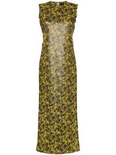 Markoo платье прямого кроя с цветочным принтом без рукавов