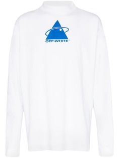 Off-White футболка с принтом Triangle Planet
