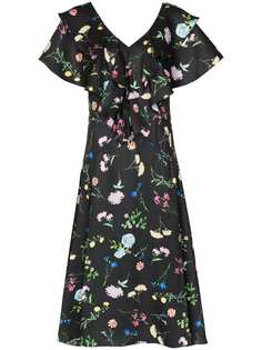 Paper London платье Maeva с цветочным принтом и оборками