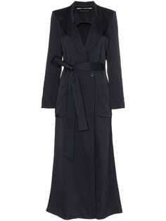 Roland Mouret пальто Heatcoat с поясом и открытой спиной