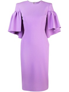 Alex Perry платье с объемными плечами