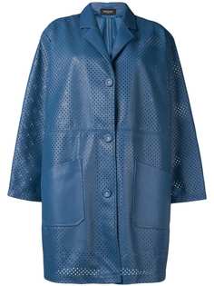 Simonetta Ravizza однобортное пальто с люверсами