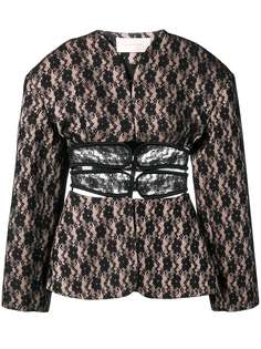 Christopher Kane куртка с кружевом