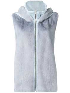 Liska куртка без рукавов с капюшоном