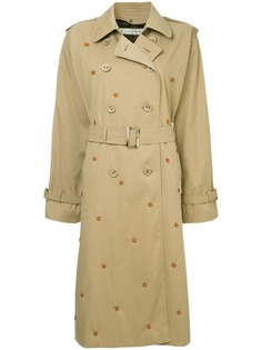 Tu es mon TRÉSOR тренч Dead с декором