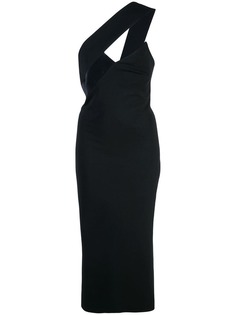 Cushnie платье миди асимметричного кроя