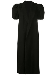 Yohji Yamamoto пальто с объемными рукавами