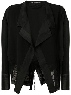 Ann Demeulemeester жакет с кружевными вставками