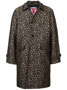 Adaptation пальто с леопардовым принтом