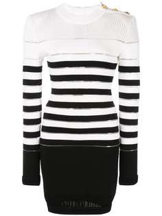 Balmain джемпер в полоску