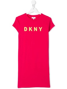 Dkny Kids платье трапеция с логотипом