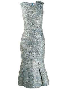 Ermanno Scervino парчовое платье миди