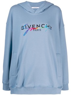 Givenchy худи с контрастным логотипом