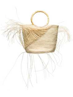 Sensi Studio плетеная сумка-тоут с бахромой