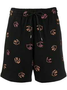 McQ Alexander McQueen спортивные шорты с принтом