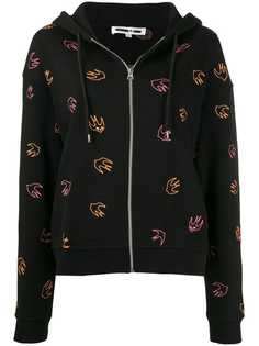 McQ Alexander McQueen худи на молнии с принтом