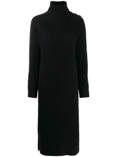 See By Chloé трикотажное платье миди в рубчик