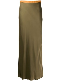 Helmut Lang атласная юбка