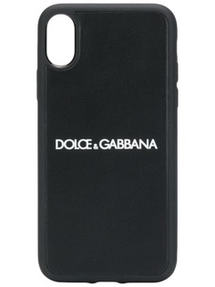 Dolce & Gabbana чехол для iPhone X с логотипом