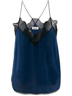 Zadig&Voltaire топ Christy на бретелях
