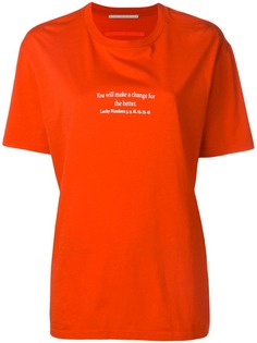 Stella McCartney футболка с надписью