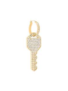 Marc Jacobs серьга в виде ключа с кристаллами