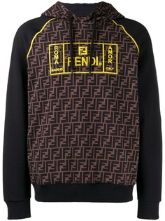 Fendi худи с логотипом Fendi Roma