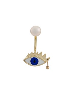 Delfina Delettrez 9kt yellow gold Eye Piercing earring