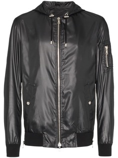 Balmain куртка на молнии с капюшоном