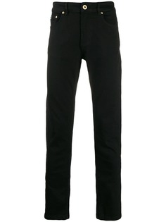 Versace Jeans Couture джинсы узкого кроя с вышитым логотипом