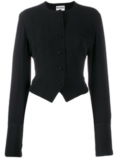 MOSCHINO PRE-OWNED slim cropped jacket