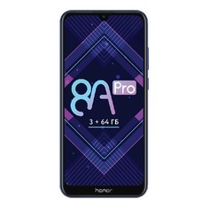 Смартфон HONOR 8A pro 64Gb, синий