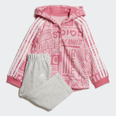 Флисовый комплект: толстовка и брюки Graphic adidas Performance