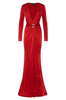 Красное платье макси Elegant Philipp Plein