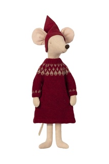 Игрушечная мышь в колпаке и платье Maileg