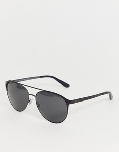 Солнцезащитные очки-авиаторы Polo Ralph Lauren 0PH3123 - Черный