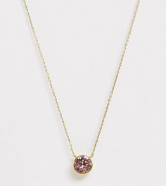 Золотистое ожерелье с камнями Swarovski от Accessorize - Золотой