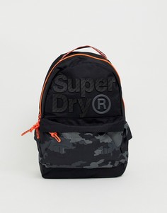 Черный камуфляжный рюкзак Superdry Montana - Черный