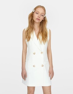 Двубортный жилет Stradivarius