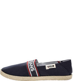 Слипоны Хлопковые слипоны с декоративной отделкой Tommy Jeans