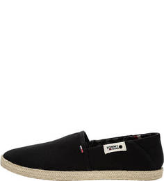 Слипоны Черные хлопковые слипоны Tommy Jeans